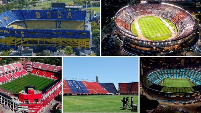 Cuáles serían los posibles estadios de Argentina para el Mundial 2030